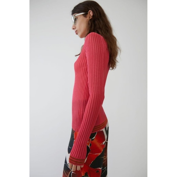 Acne Studios Spitak Lingerie Ribbed Sweater - Picture 5 of 8